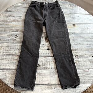 As new condition, Abercrombie & Fitch 90’s straight ultra high rise jeans, 2/26